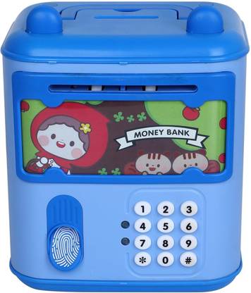 5 in 1 Money Bank Mini ATM | Coin Bank Money for Kids Coin Bank (Multicolor)
