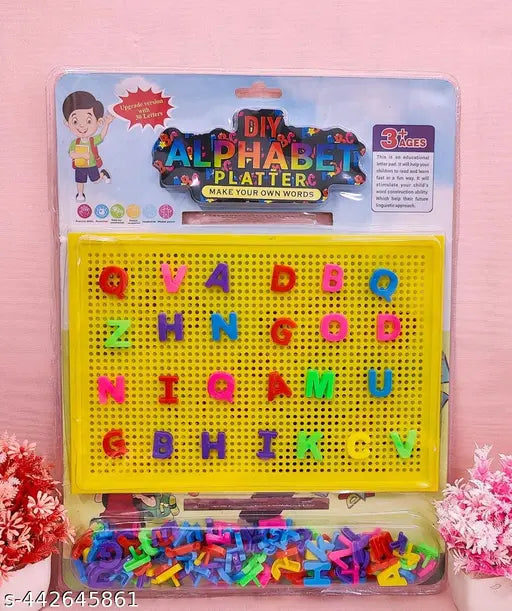 Big Alphabet & Numbers Learning Shape Puzzle Puzzle Toys for Kids Learning Board
