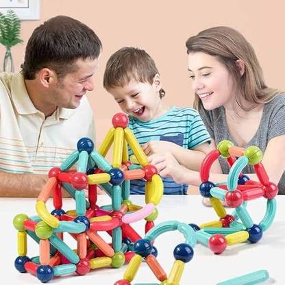 25 PCS Megnetic Building Blocks  (Multicolor)