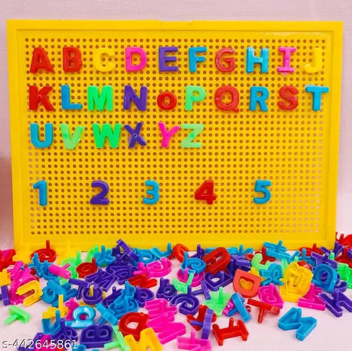 Big Alphabet & Numbers Learning Shape Puzzle Puzzle Toys for Kids Learning Board