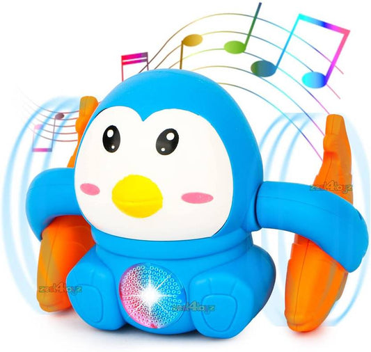 Musical Toys Tumbling Penguin Toys with Voice Control Light Music  (Multicolor)
