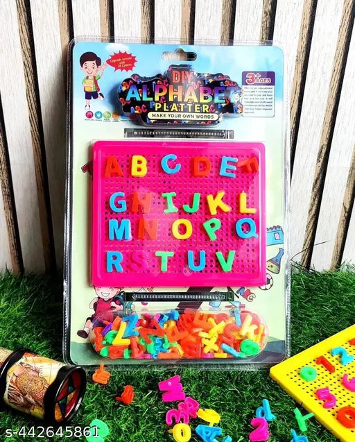 Big Alphabet & Numbers Learning Shape Puzzle Puzzle Toys for Kids Learning Board